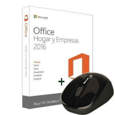 Microsoft Office 2016 Hog Y Emp Pkc Raton Regalo